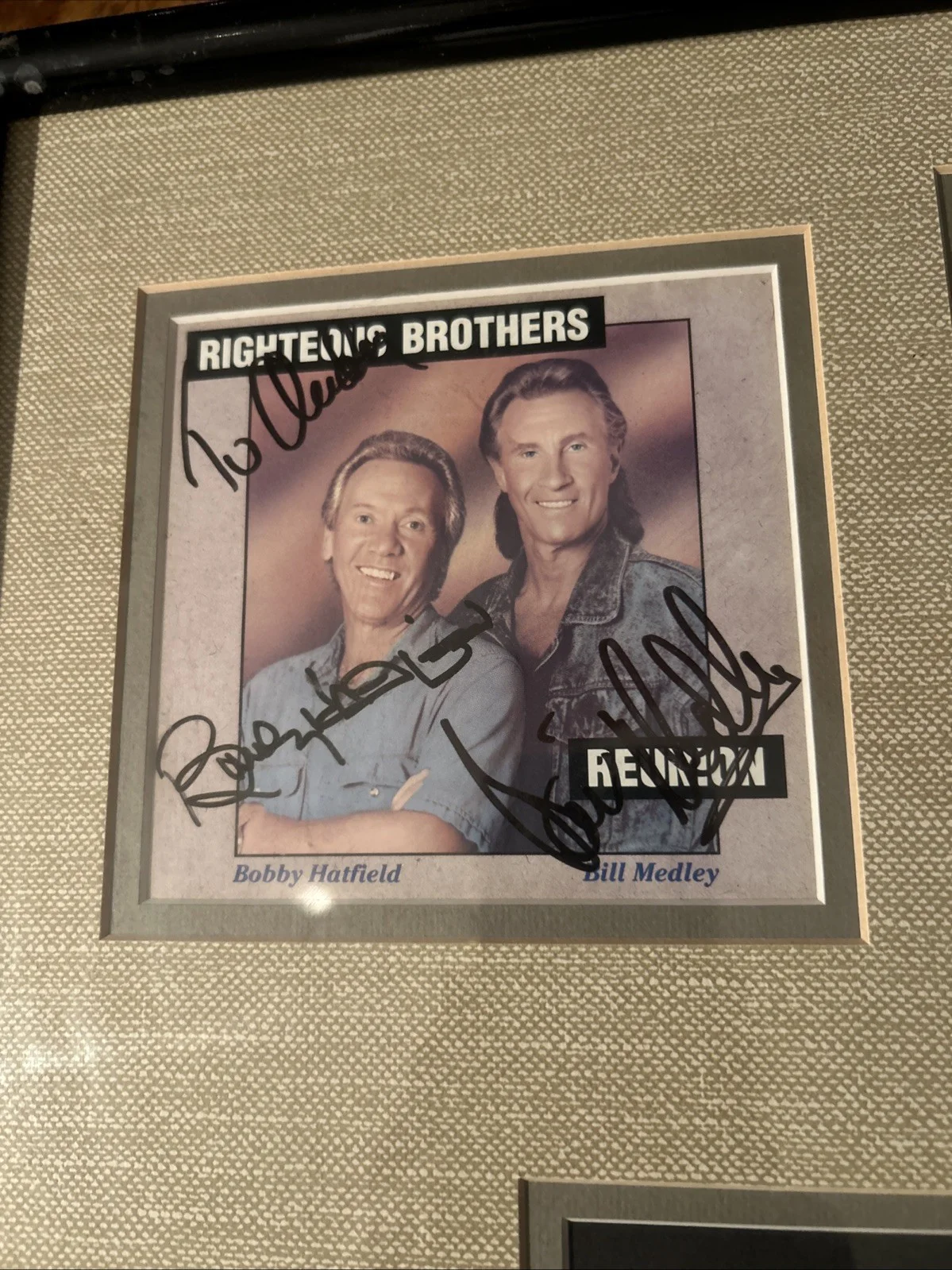 Righteous Brother The Reunion CD HAND SIGNED by Bill and Bobby, image 5