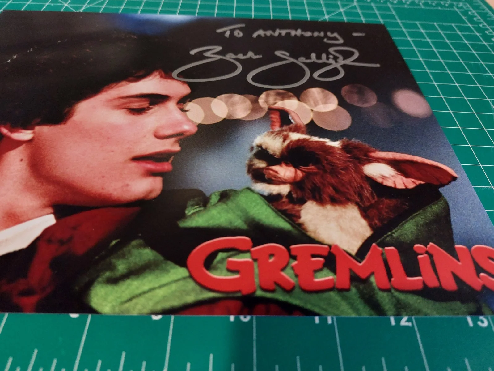 Zach Galligan — Zach Galligan autographed signed 8x10 photo Gremlins Gizmo Personalized, изображение 3