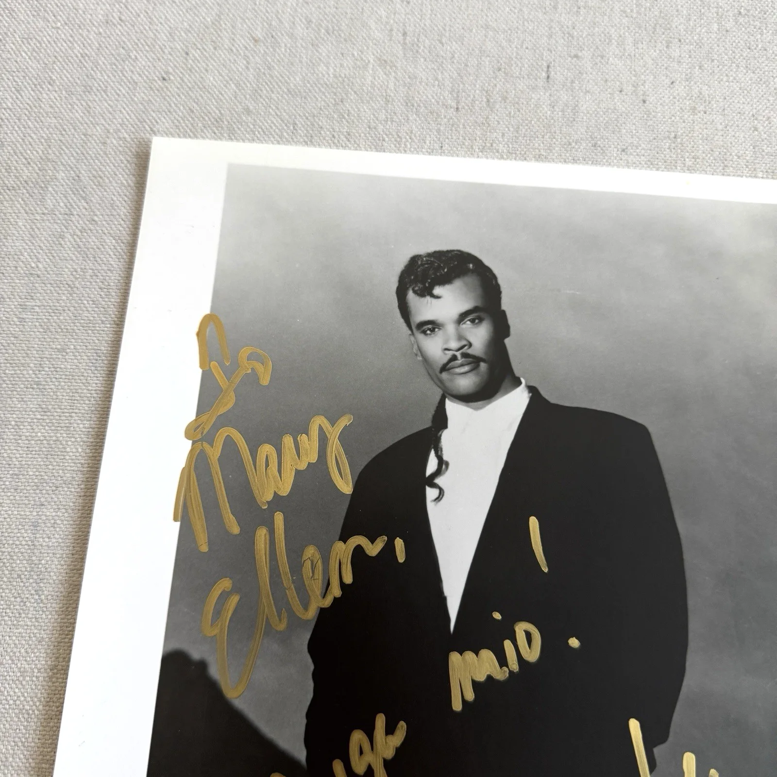 Sherrick Autographed Signed Press Photo Soul R&B Singer Warner Brothers RARE, изображение 2