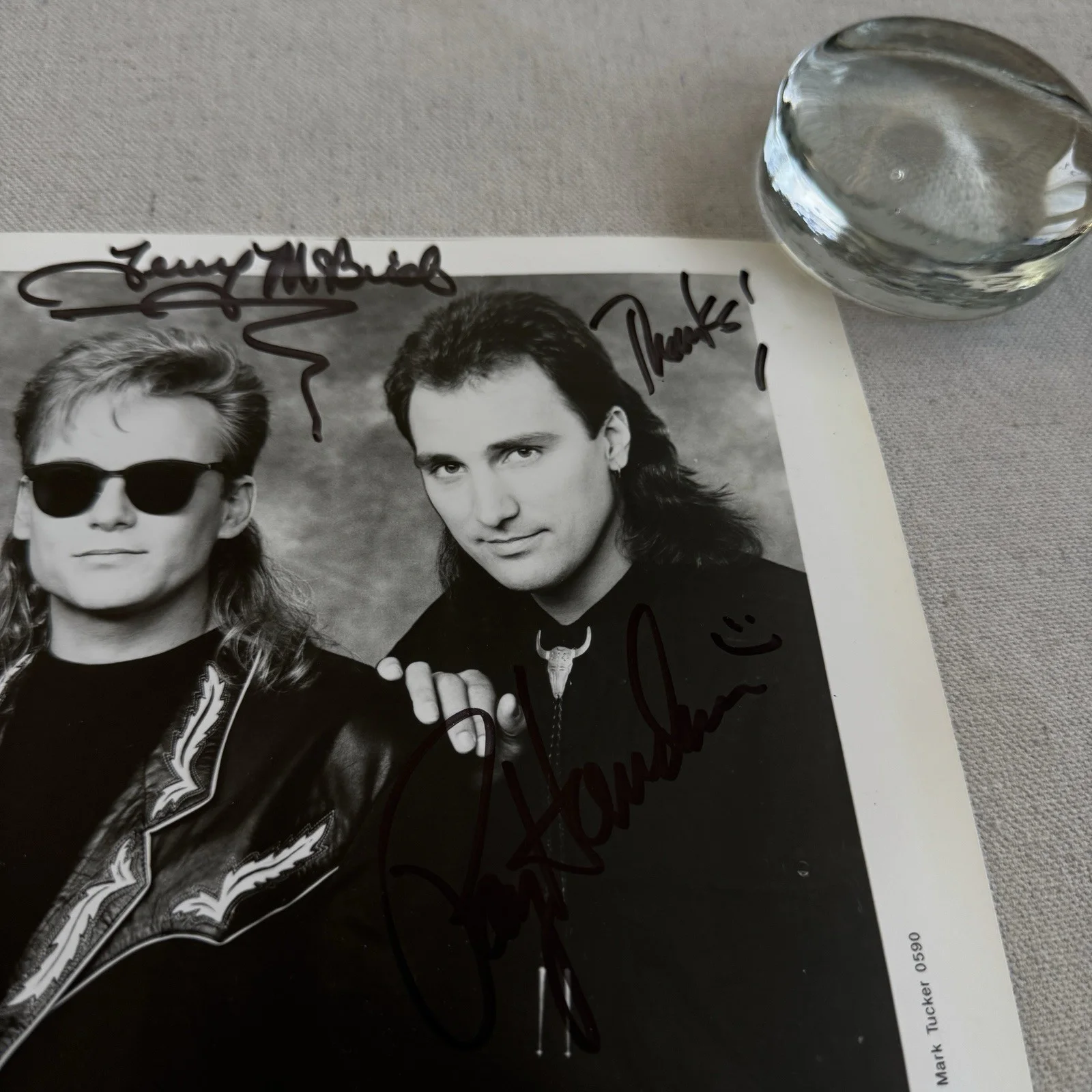 McBride and & The Ride Signed Autograph Press Photo Country MCA Records 90s, изображение 4