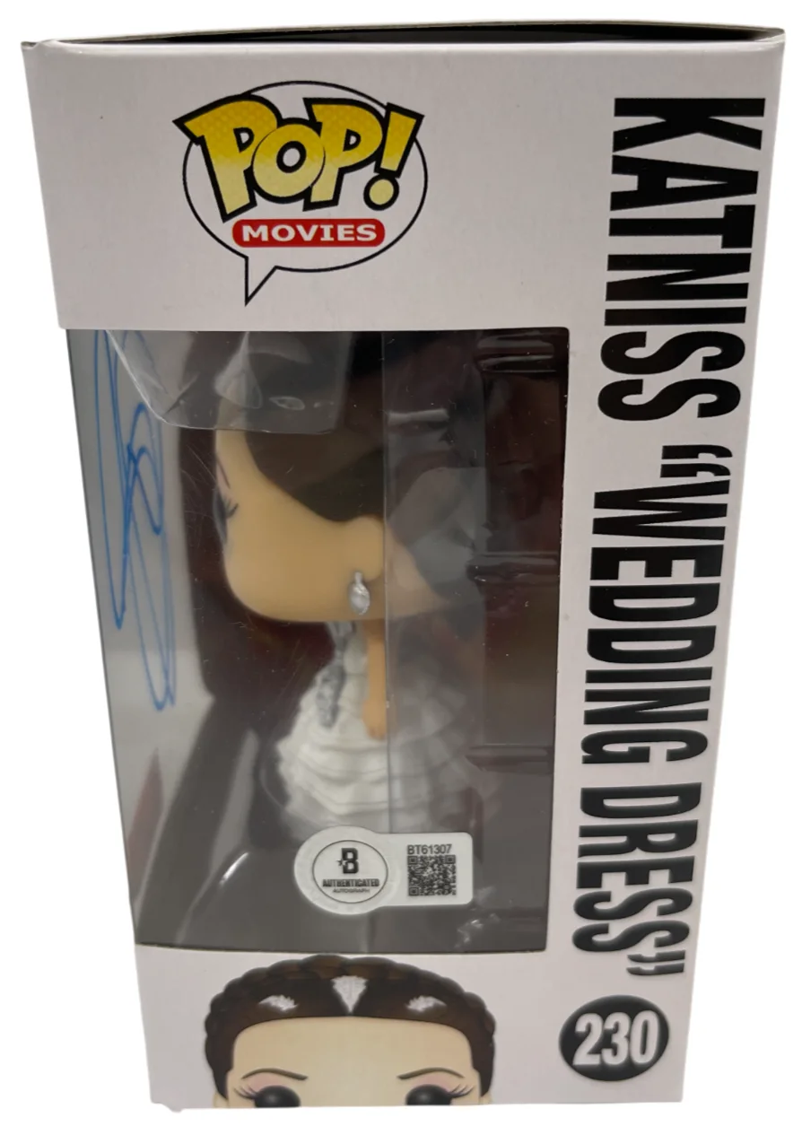 Jennifer Lawrence — Jennifer Lawrence Signed Funko 230 Katniss Wedding Dress Hunger Games Beckett, изображение 2