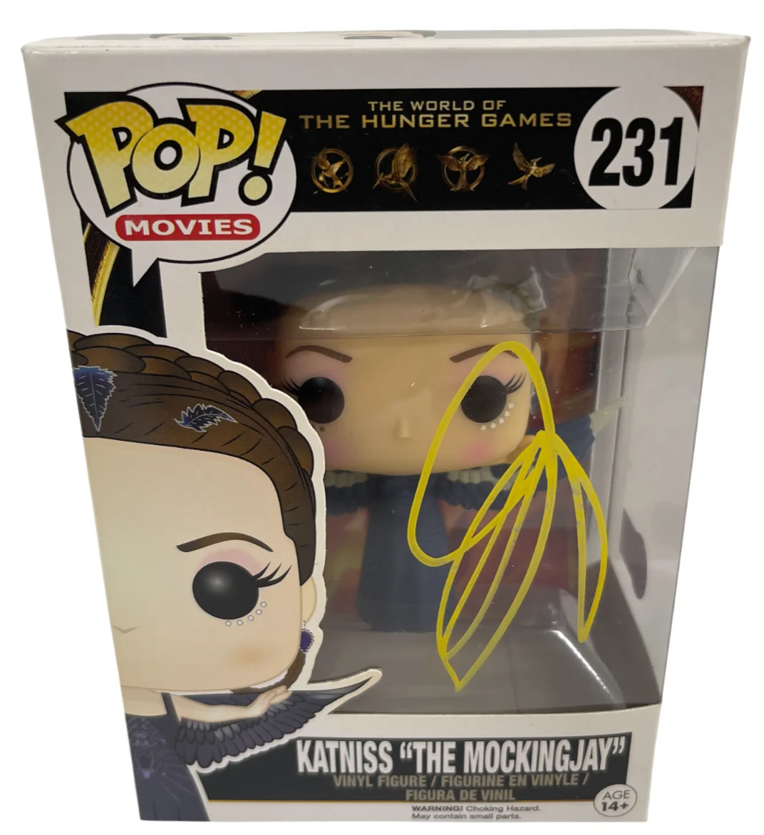 Jennifer Lawrence — Jennifer Lawrence Signed Funko 231 Katniss The Mockingjay Hunger Games Beckett