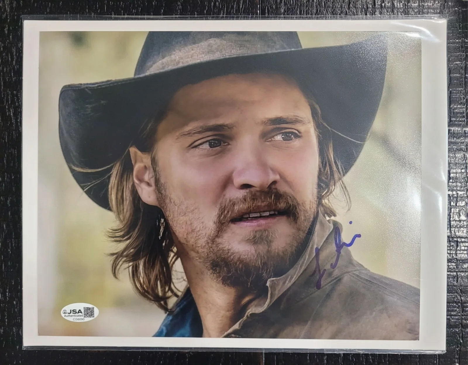 Luke Grimes — Luke Grimes Signed "YellowStone" 8x10 Photo, (JSA) Certified, image 2