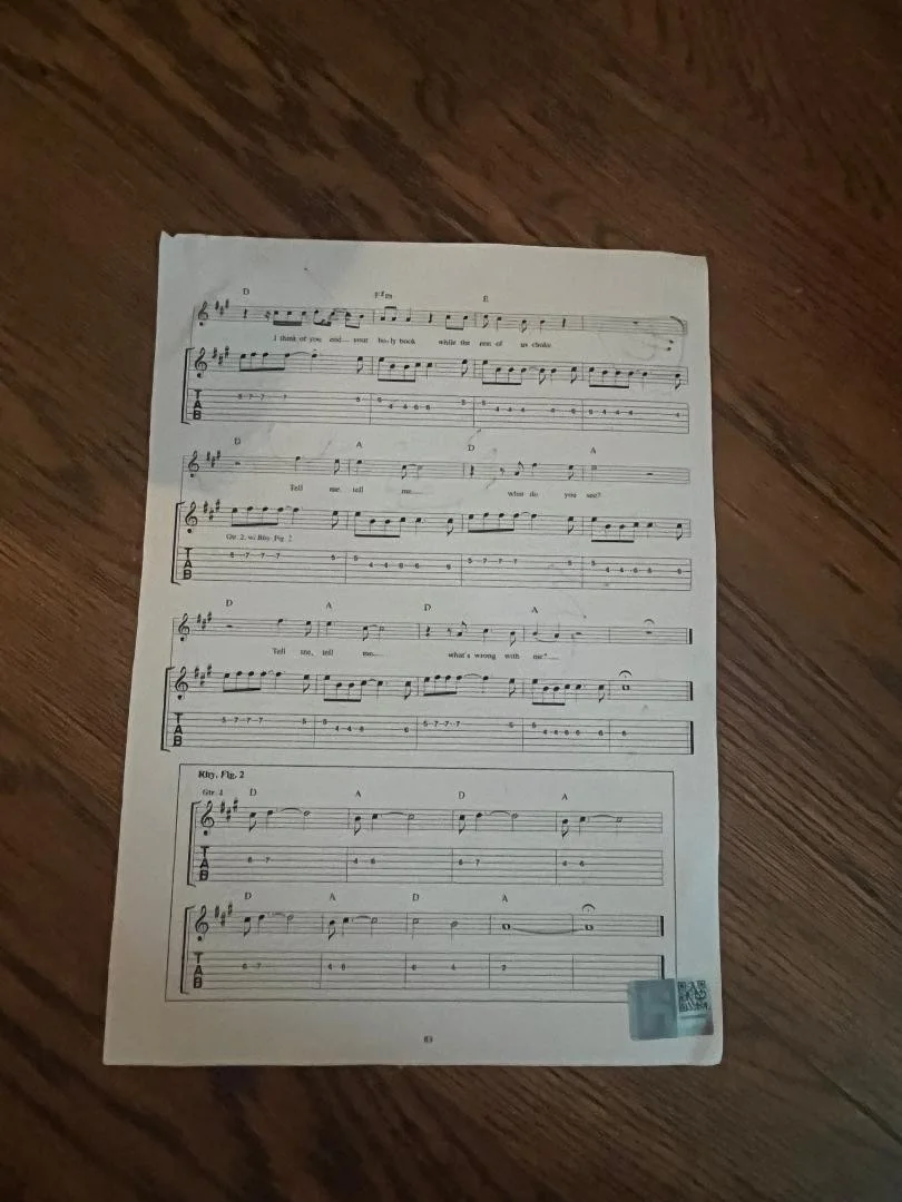 Fully Signed US Sheet Music "Grace" HSA Authenticated, image 2