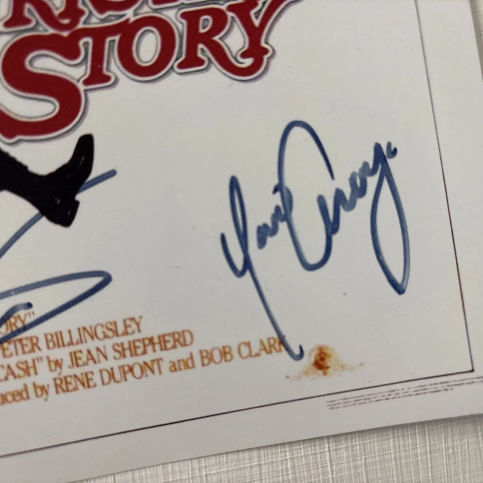 Scott Schwartz, Zack Ward — Cast Autographed 8x10 Photo Pic A Christmas Story Zack Scott Yano +1, изображение 3