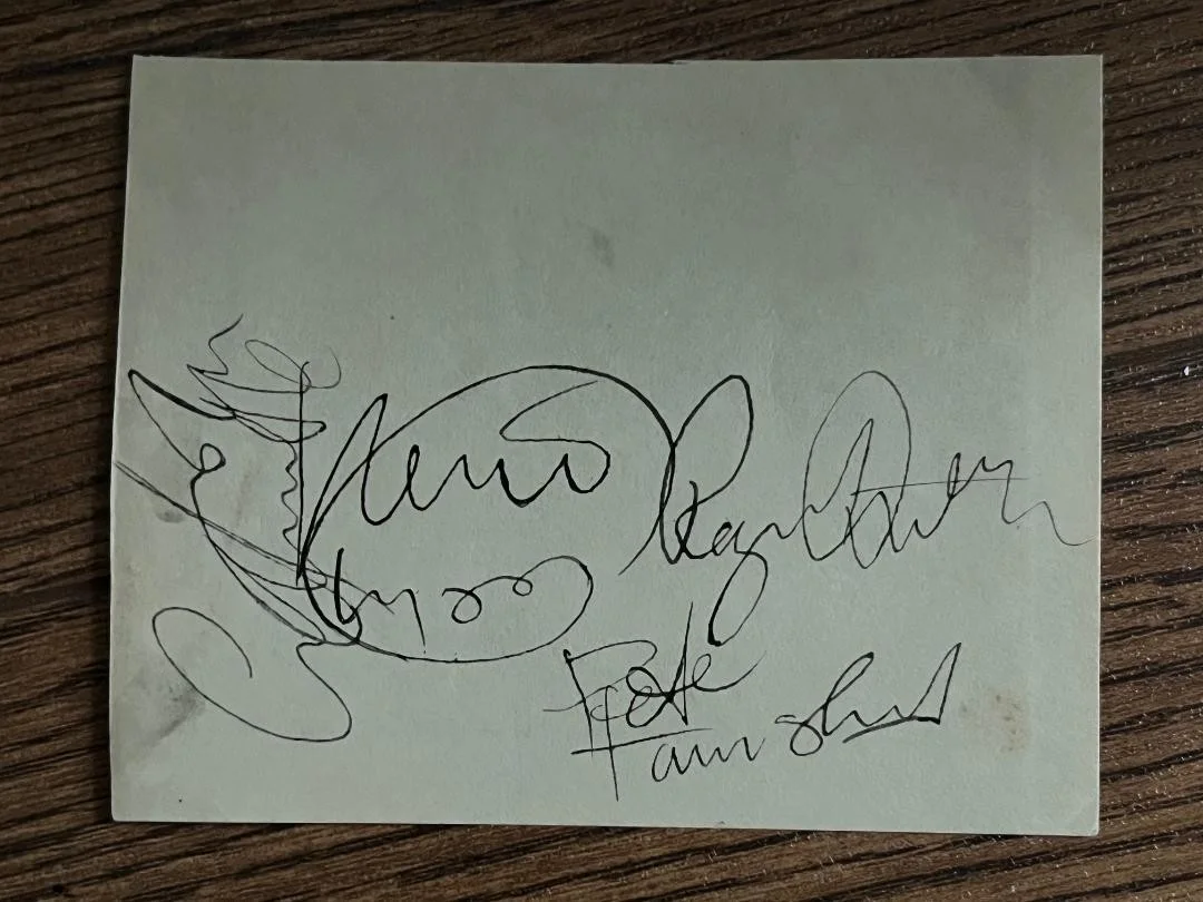 Fully Signed "The Who" Hand Signed 4X4 Sheet--- HSA Authenticated, image 2