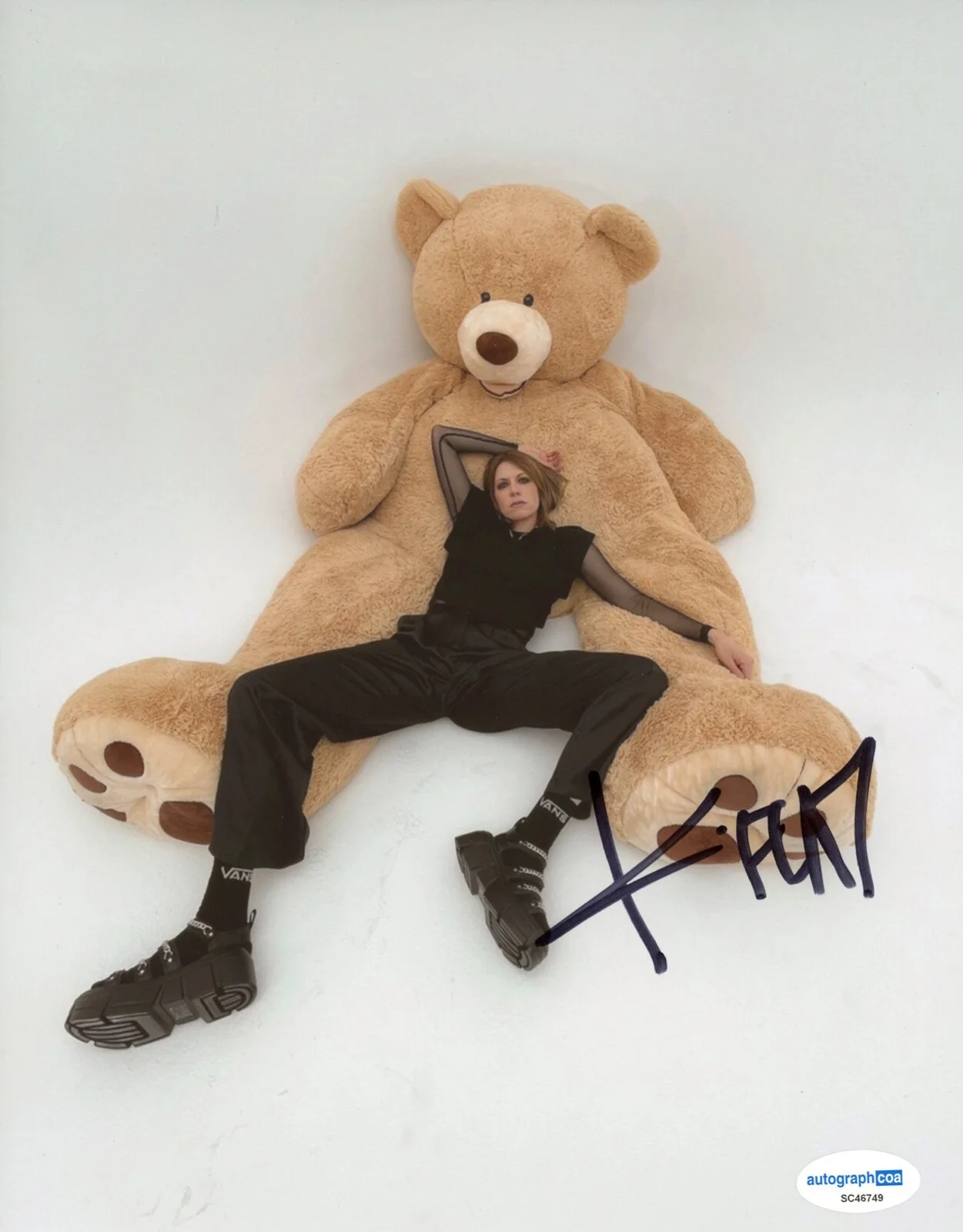 K. Flay — K. Flay signed 8x10 Photo EXACT PROOF b SINGER K.Flay Kristine Flaherty ACOA COA, image 4