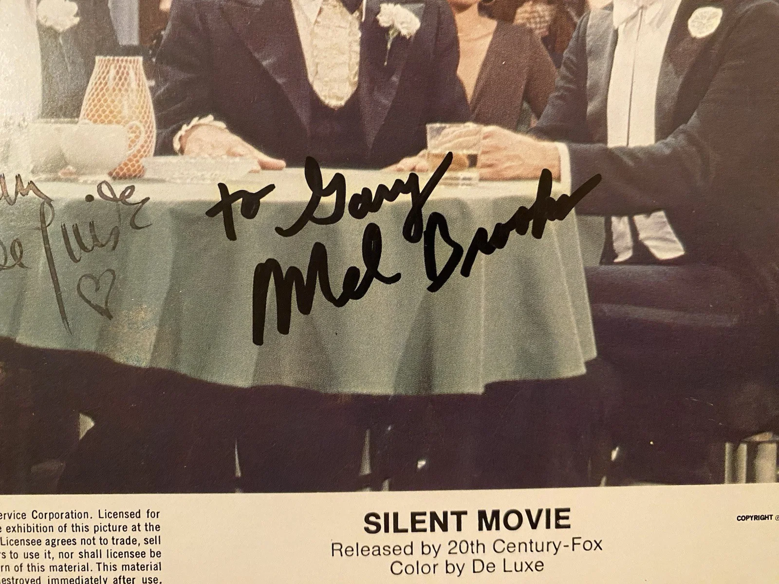 Mel Brooks, Dom Deluise, Bernadette Peters — Silent Movie Cast Signed Photo With COA Mel Brooks Bernadette Peters Dom Deluise, изображение 4