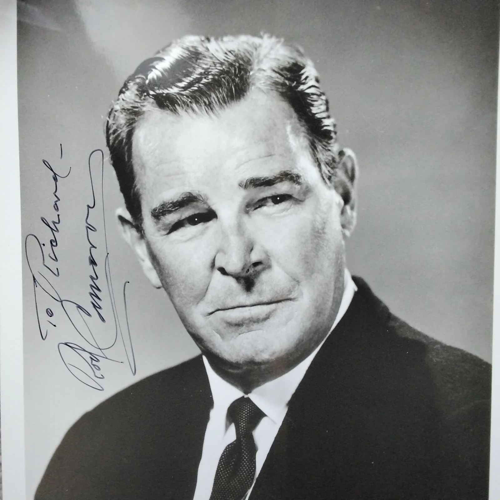 Rod Cameron SIGNED Photo 40s Movie TV Actor City Detective Dakota Lil Westerns, изображение 2