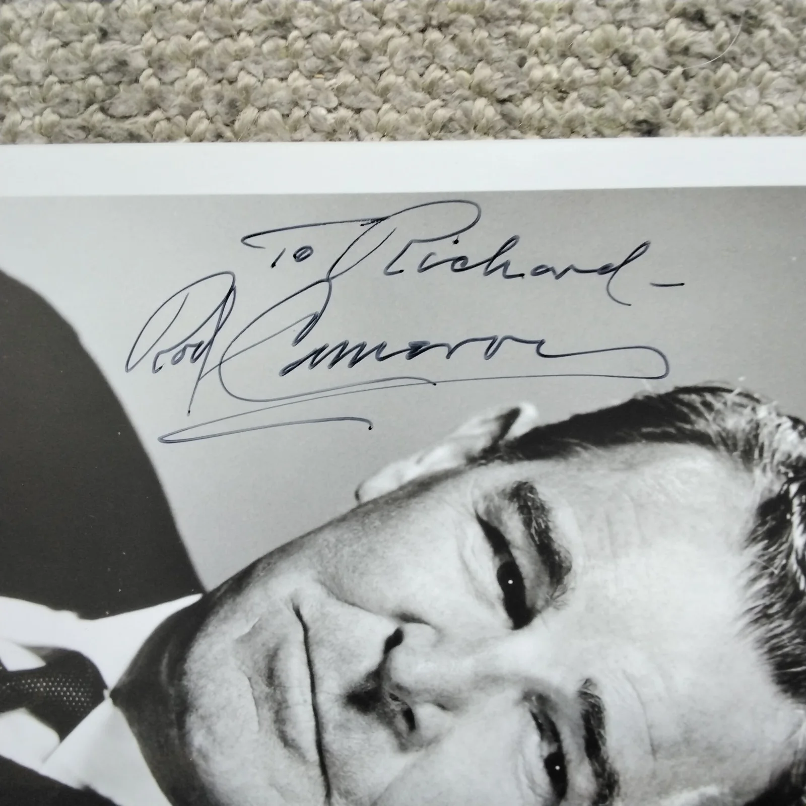 Rod Cameron SIGNED Photo 40s Movie TV Actor City Detective Dakota Lil Westerns, изображение 3
