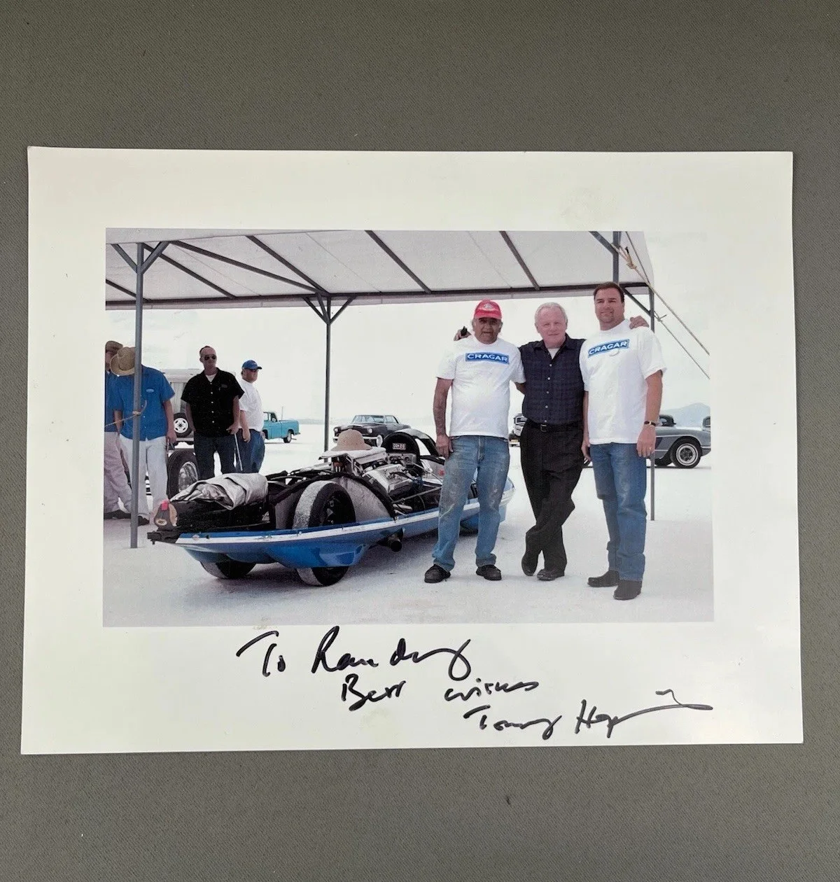 Anthony Hopkins — Anthony Hopkins Worlds Fastest Indian Movie Call Sheet, Signature, Bonneville, изображение 4