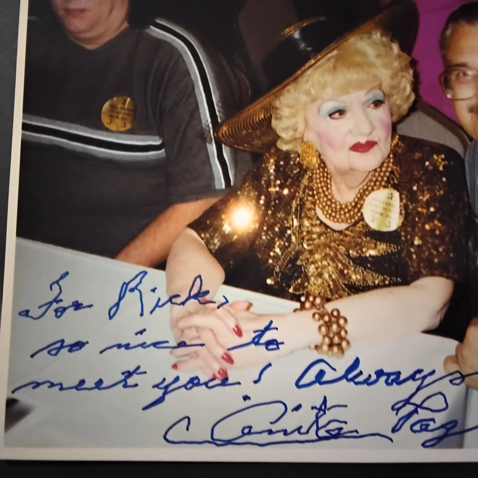 Anita Page SIGNED Photo 30s Movie Actress Dancing Daughters Broadway Melody MGM, изображение 3