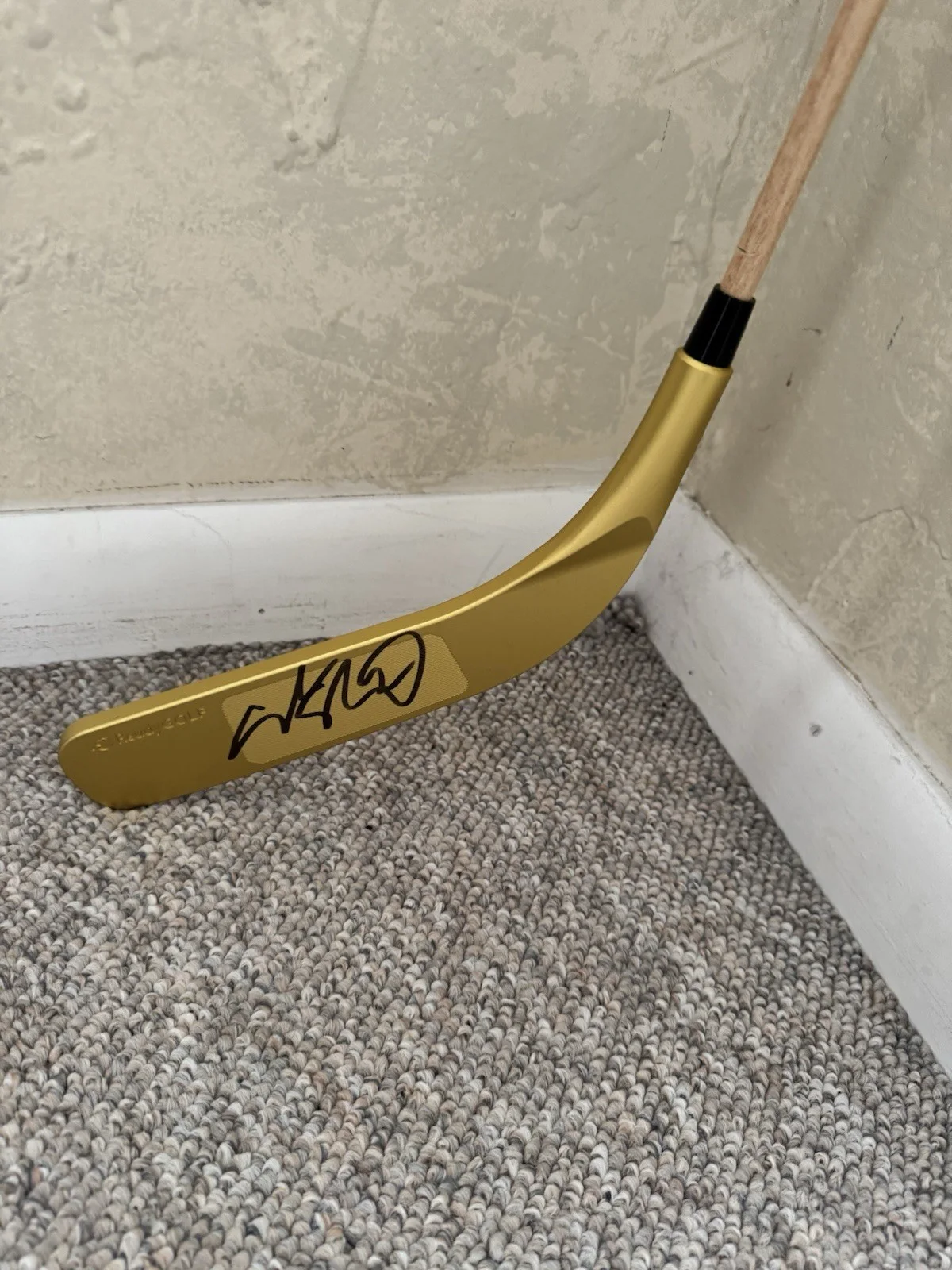 Adam Sandler — Adam Sandler Signed Ready Golf Limited Edition Happy Gilmore Gold Putter JSA COA, изображение 2