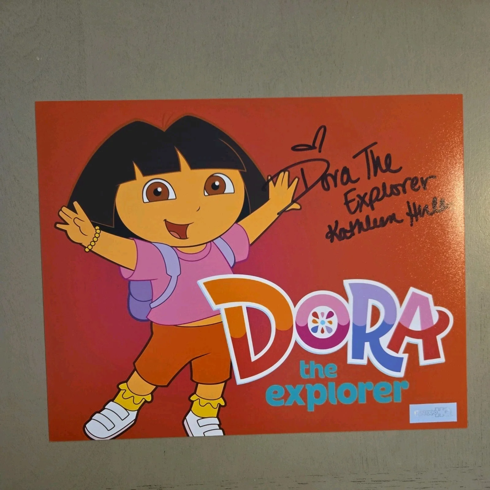 Kathleen Herles Autographed Dora The Explorer 8x10 Photo FanExpo HQ COA, изображение 2