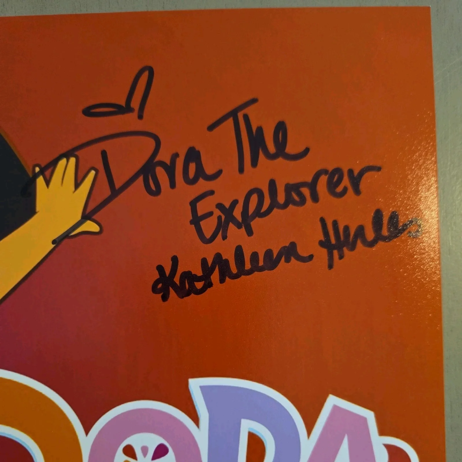 Kathleen Herles Autographed Dora The Explorer 8x10 Photo FanExpo HQ COA, изображение 3