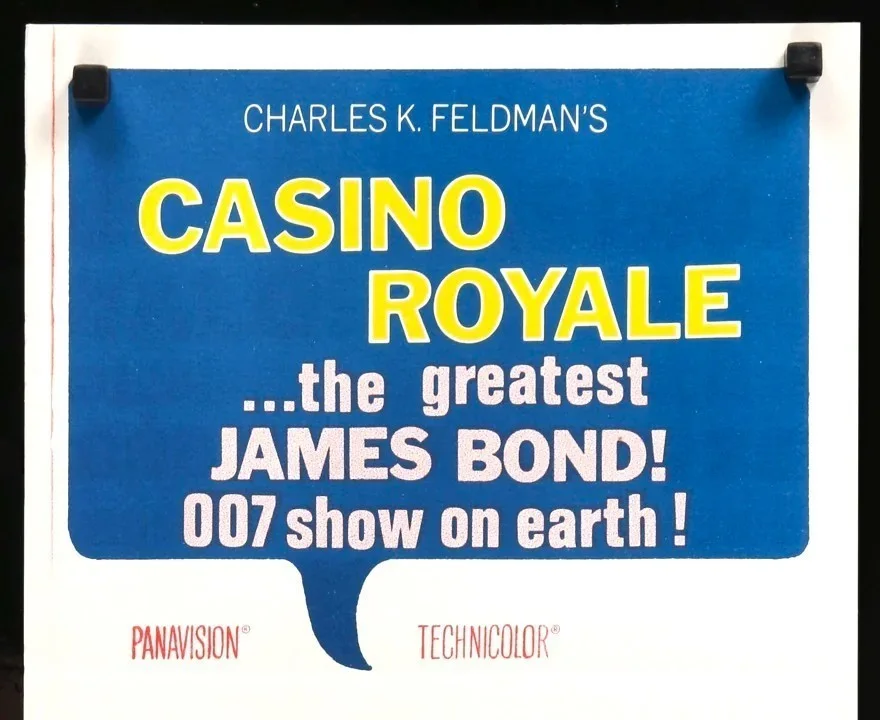 CASINO ROYALE (1967)STARRY CAST- JAMES BOND - AUS DAYBILL 13" X 30"- MINT/UNUSED, изображение 2