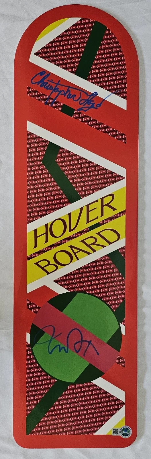 Michael J Fox, Christopher Lloyd — Michael J Fox Christopher Lloyd Signed Back to the Future Hoverboard COA Auto, image 2