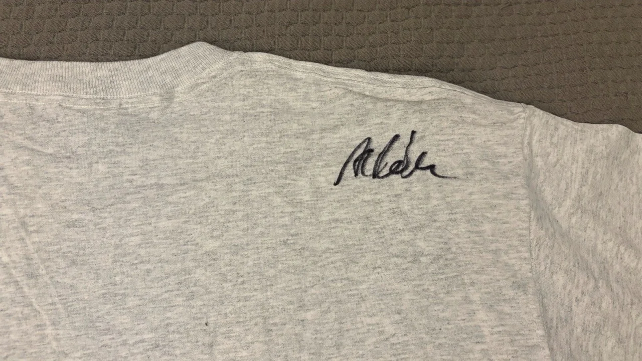 Two Al Roker Autographed T-Shirts, image 2