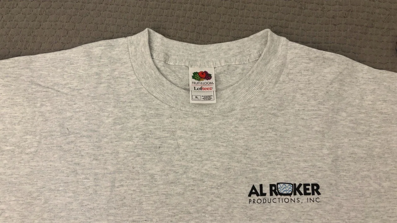 Two Al Roker Autographed T-Shirts, image 4