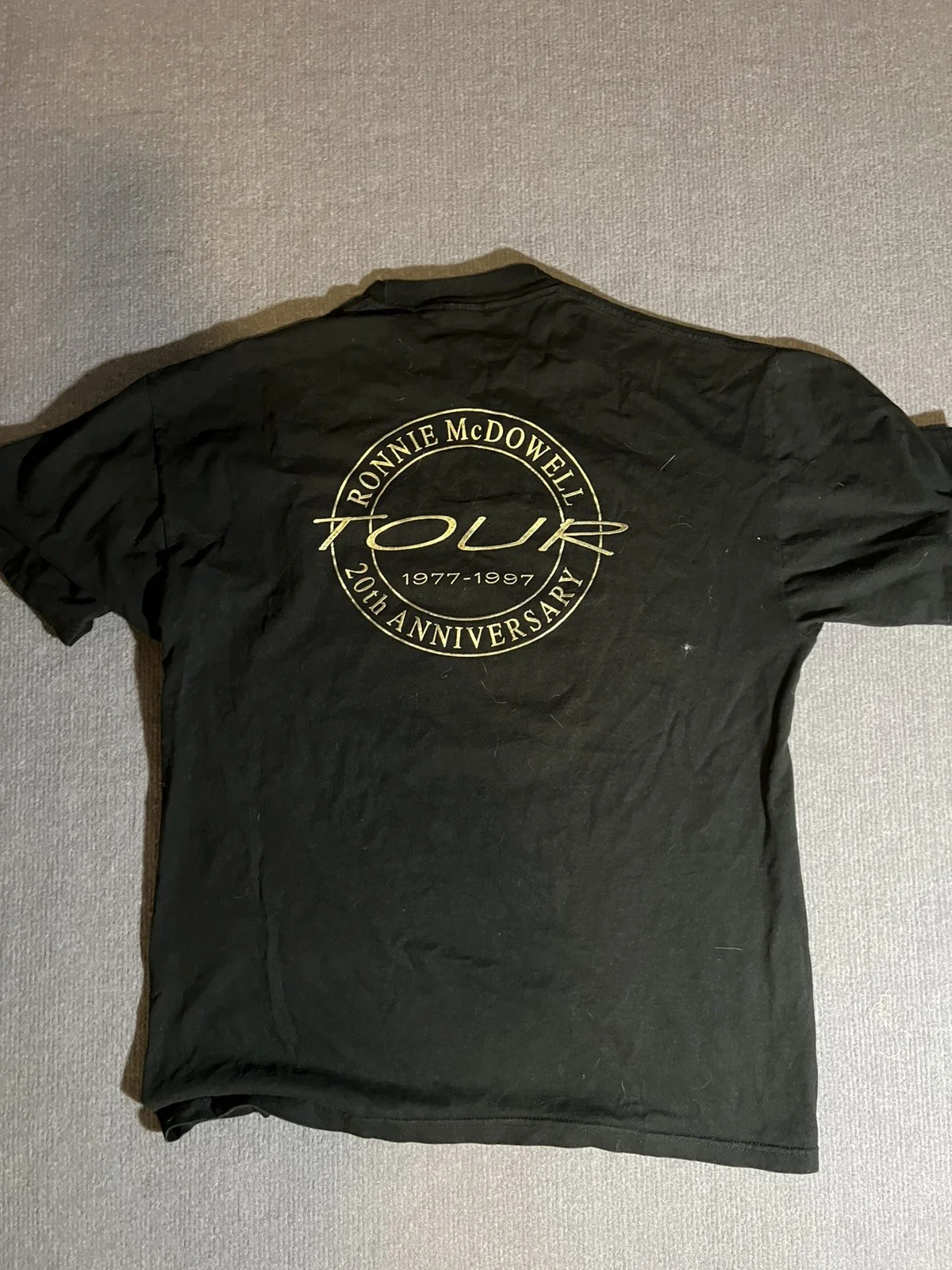 Ronnie Mcdowell Autographed Shirt 20th Anniversary Large, image 2