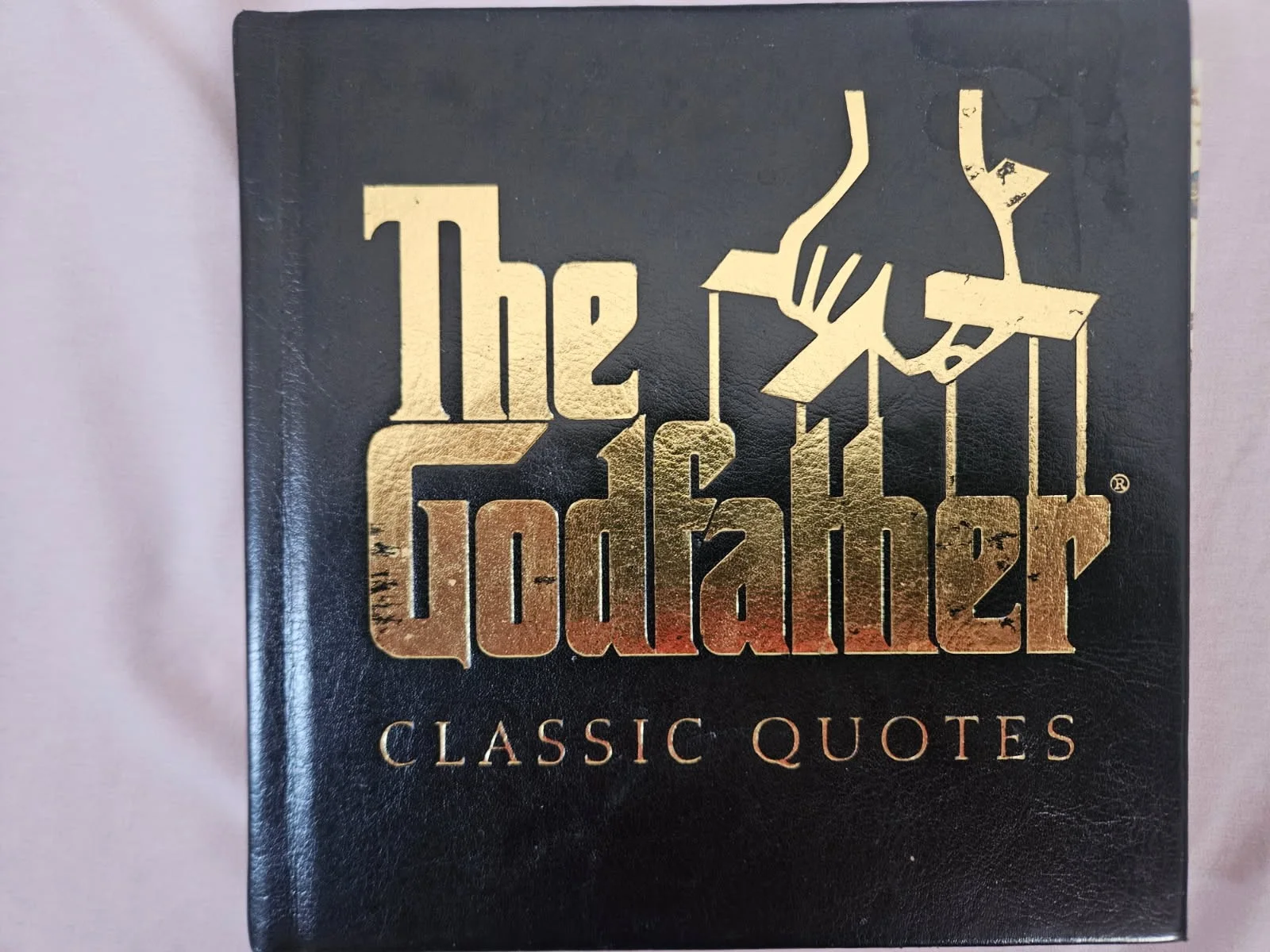 Gianni Russo — Godfather Classic Quoate book autographed By Gianni Russo (Carlo) JSA Certified