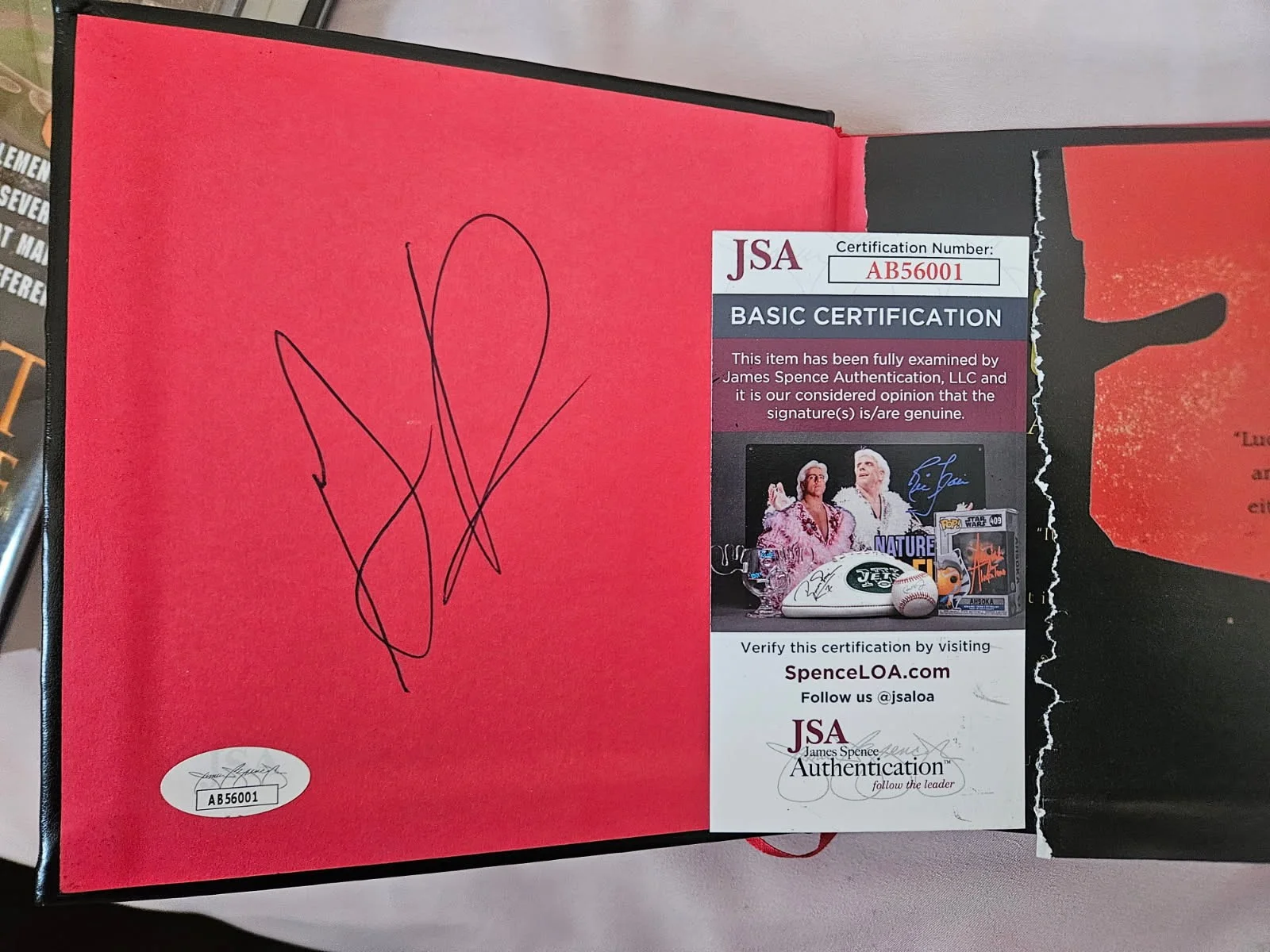Gianni Russo — Godfather Classic Quoate book autographed By Gianni Russo (Carlo) JSA Certified, image 2