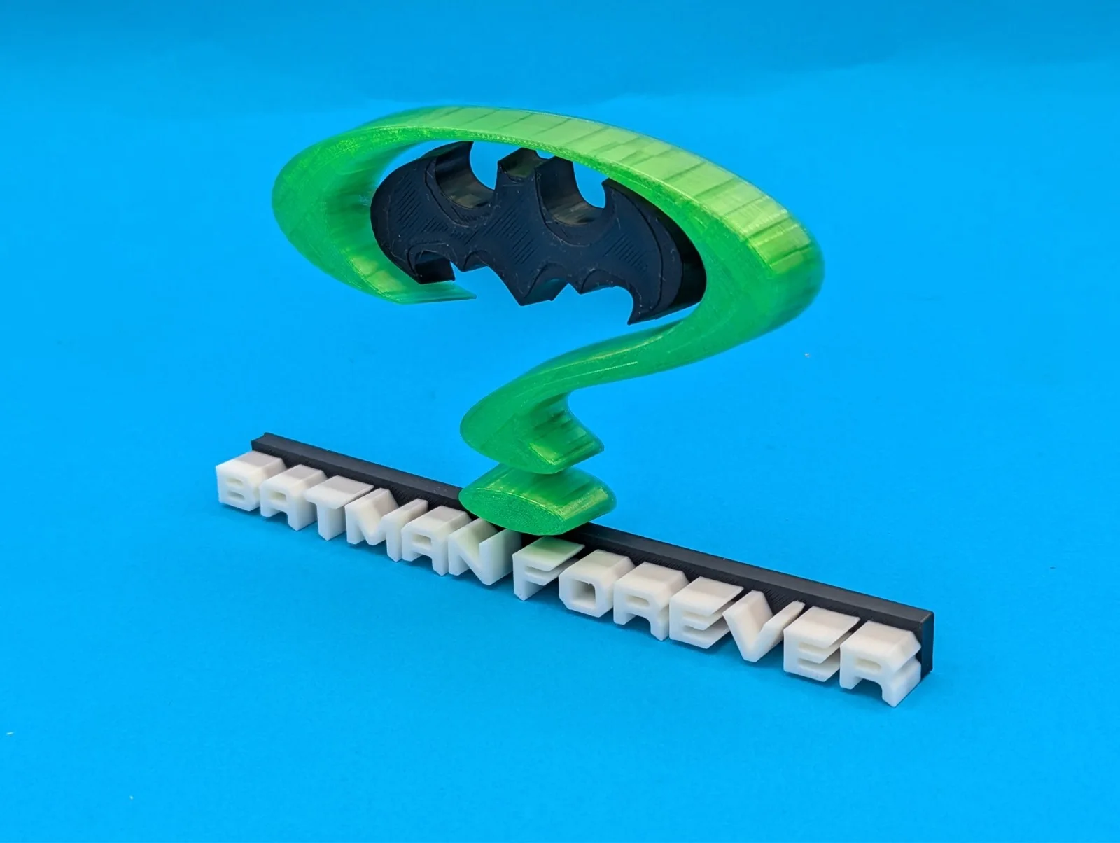 Batman Forever (movie) - 3D printed logo, desk or wall mount., image 3