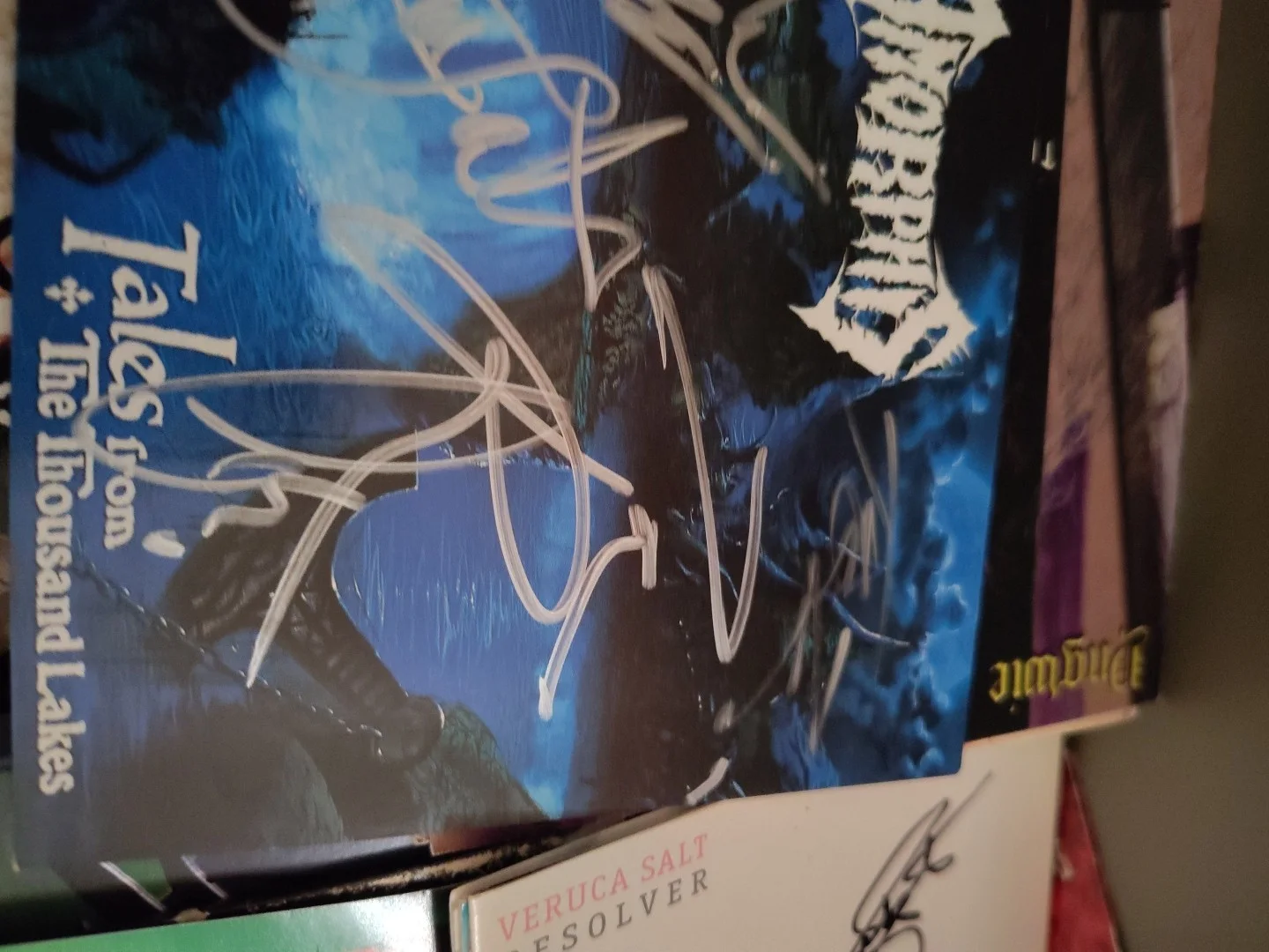 Amorphis Band Signed Cd Booklet Metal, image 3