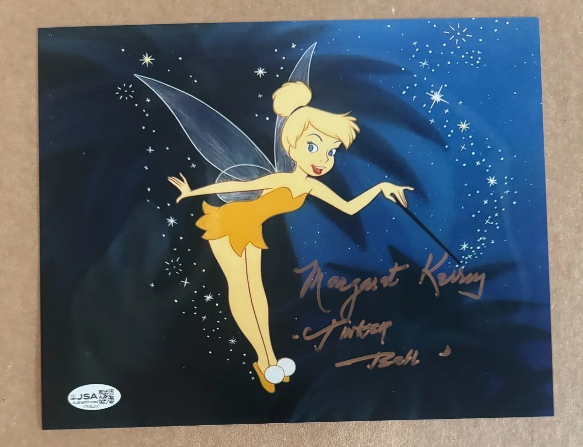 Margaret Kerry — MARGARET KERRY Signed 8x10 PETER PAN Tinker Bell Photo Autograph JSA COA Cert