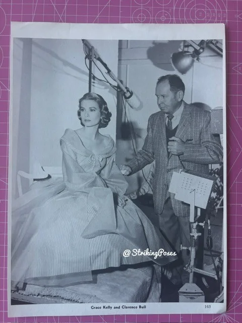 Repro Clipping GRACE KELLY 1950s film star actress C.S. BULL 8x10 double sided, изображение 2