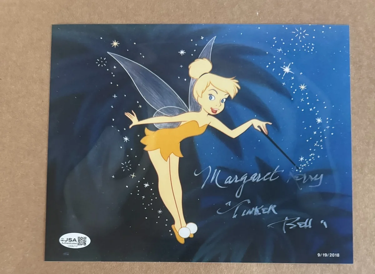 Margaret Kerry — MARGARET KERRY Signed 8x10 PETER PAN Tinker Bell Photo Autograph JSA COA Cert