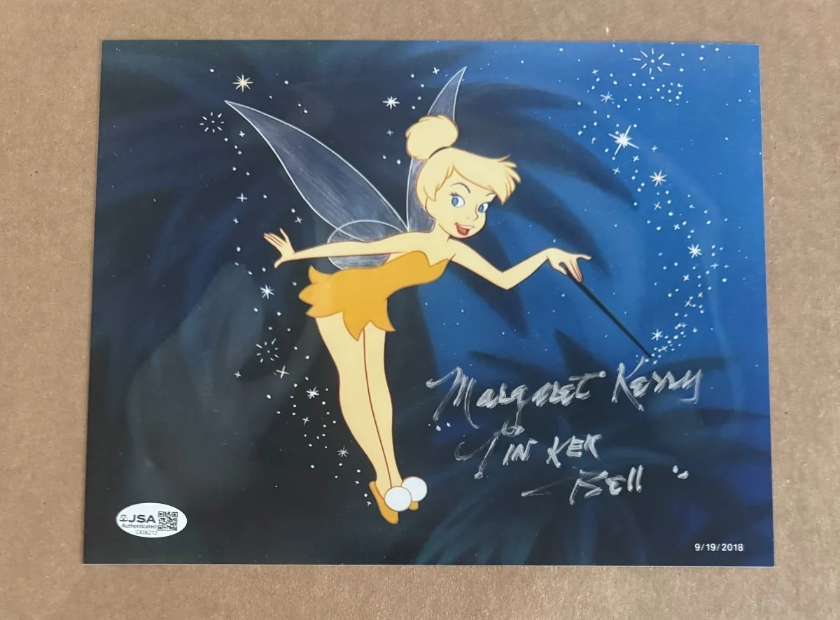 Margaret Kerry — MARGARET KERRY Signed 8x10 PETER PAN Tinker Bell Photo Autograph JSA COA Cert