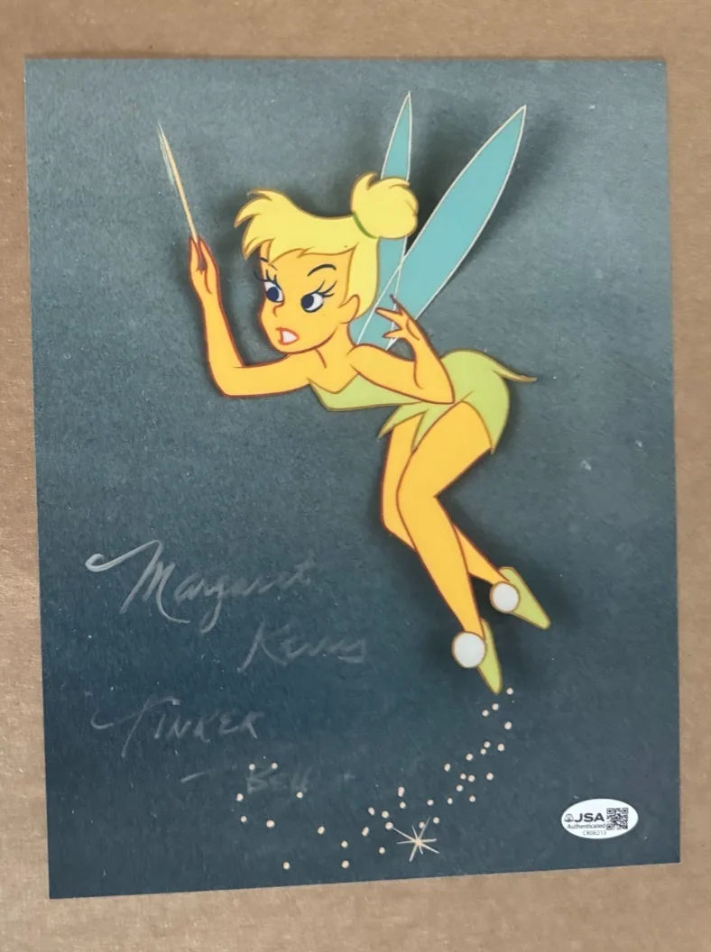 Margaret Kerry — MARGARET KERRY Signed 8x10 PETER PAN Tinker Bell Photo Autograph JSA COA Cert