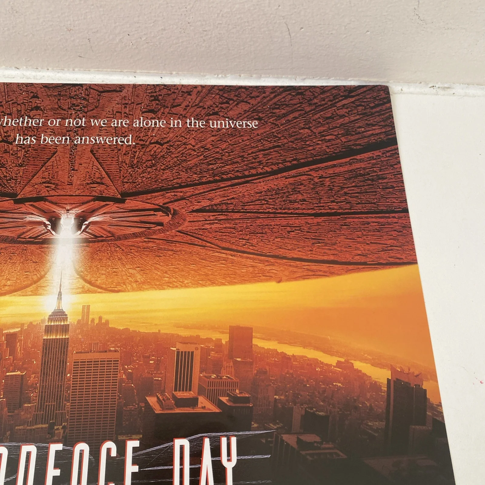 Independence Day (1996) rare original main UK quad poster, image 4