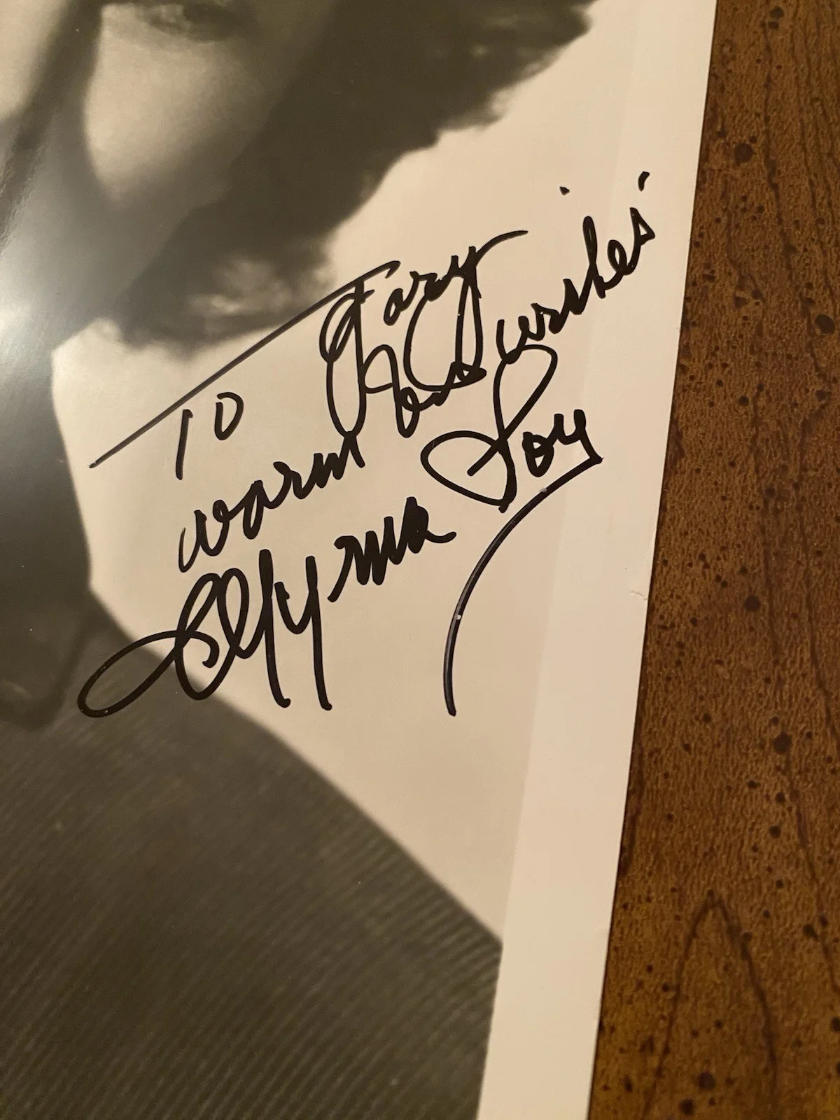 Myrna Loy — Myrna Loy Signed Autographed Photo With COA The Thin Man Mr Blandings Builds His, изображение 3