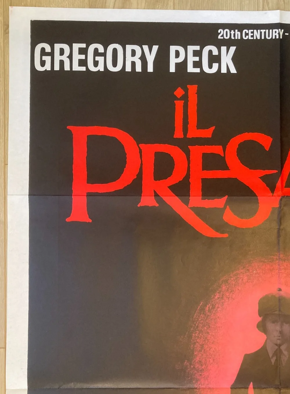 THE OMEN 1976 Original Cinema ITALIAN 2 Fogli Movie POSTER 39x55in Rare Artwork, изображение 2