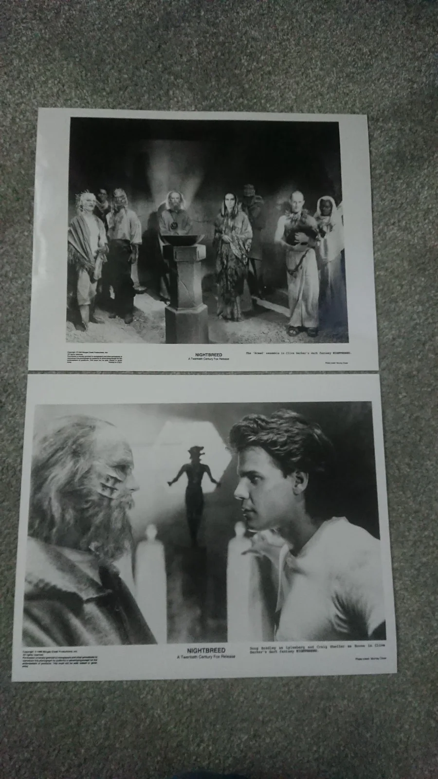 Nightbreed 1990 David Cronenberg Clive Barker 6 Original Vintage Press Photos, изображение 3