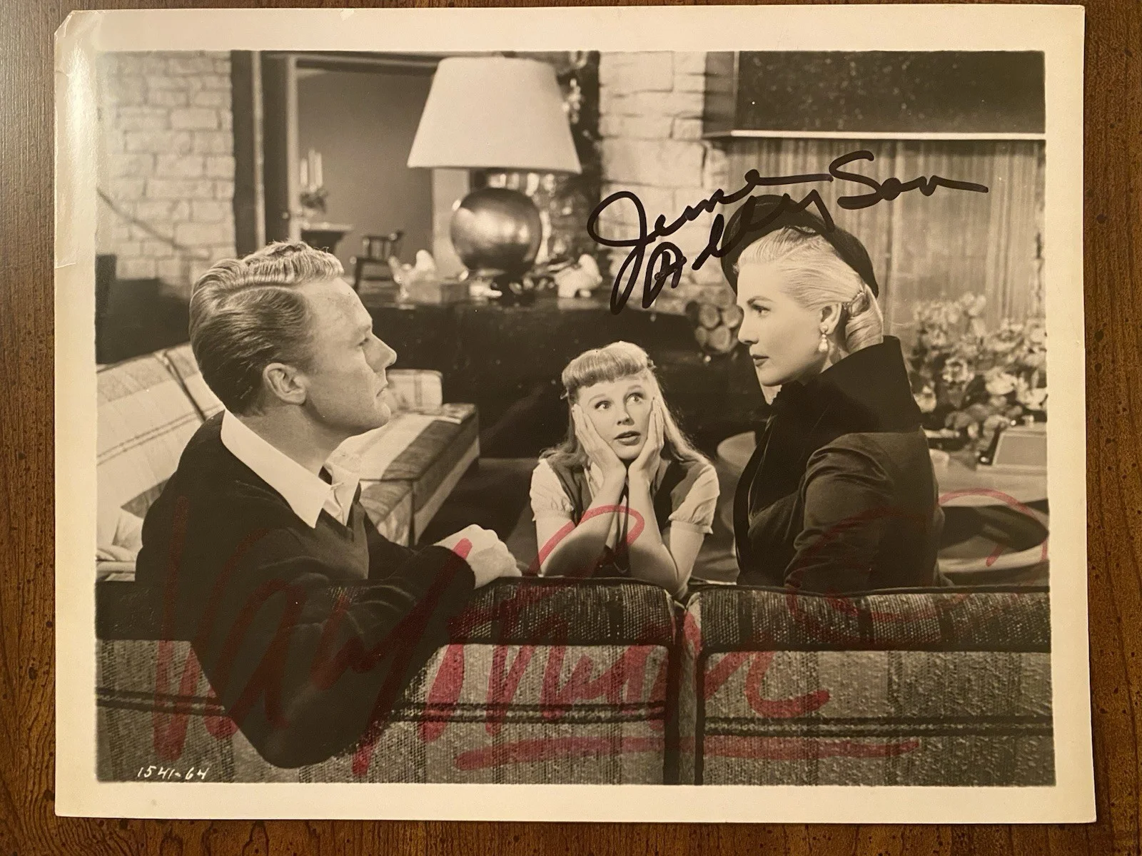 June Allyson, Van Johnson — June Allyson Van Johnson Signed Autographed Photo w/ COA Two Girls And A Sailor