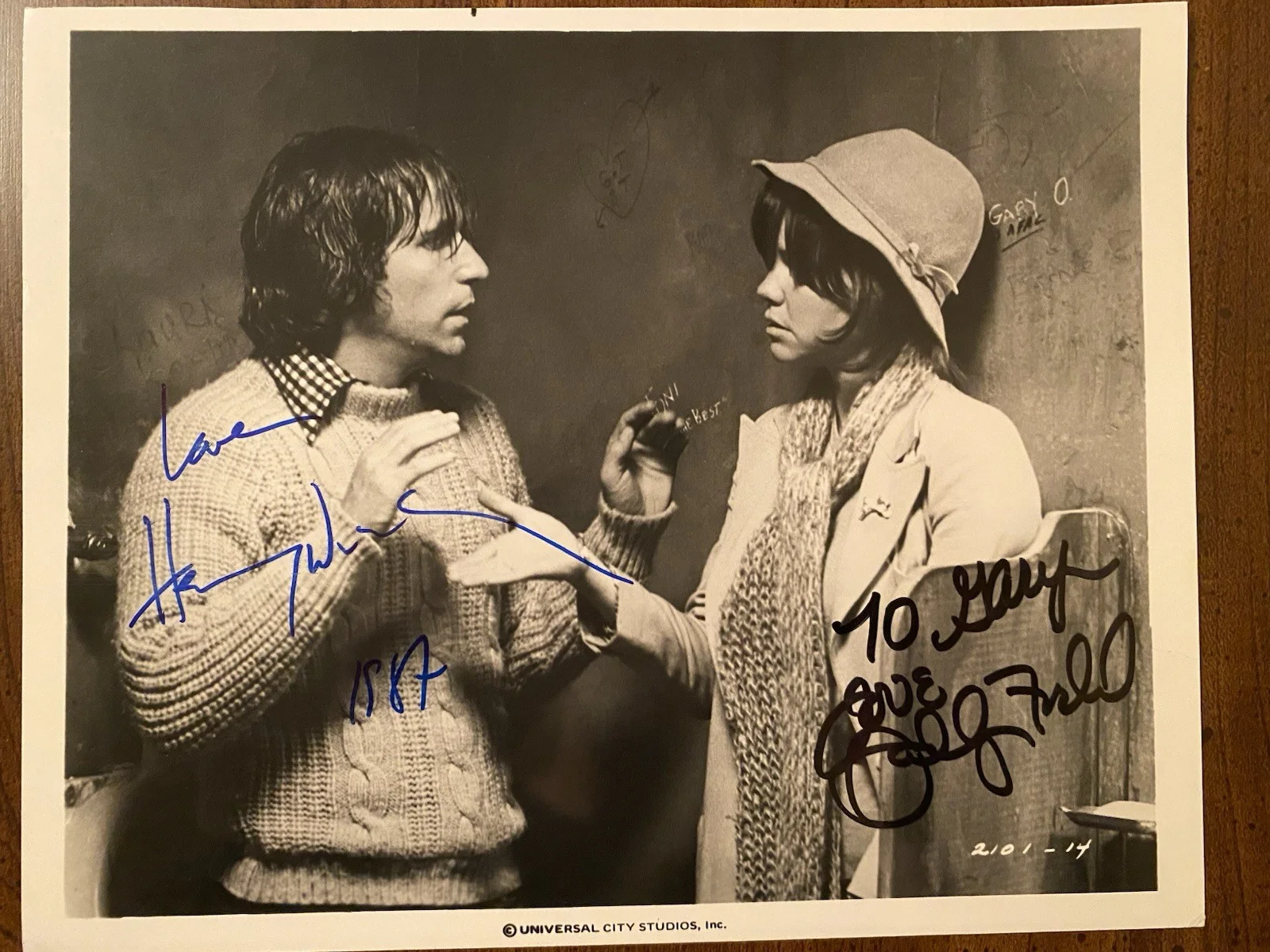 Henry Winkler, Sally Field — Henry Winkler Sally Field Signed Autographed Photo With COA Heroes 1977 BY BOTH