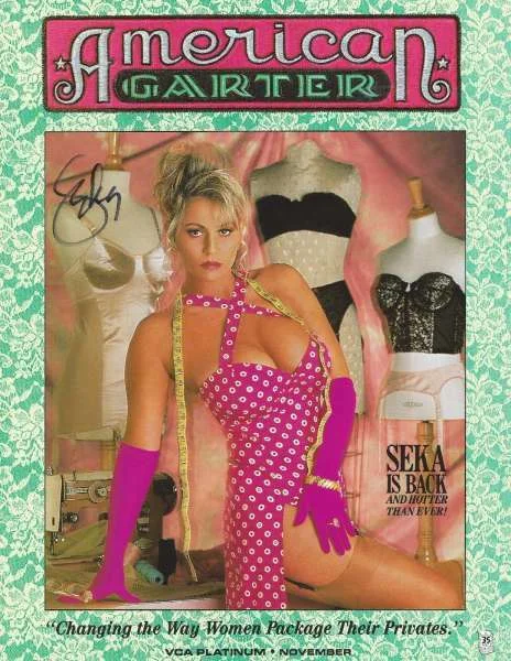 * TWO * Seka Autographed Signed 8.5x11 Promo Photos Picture Print, image 2