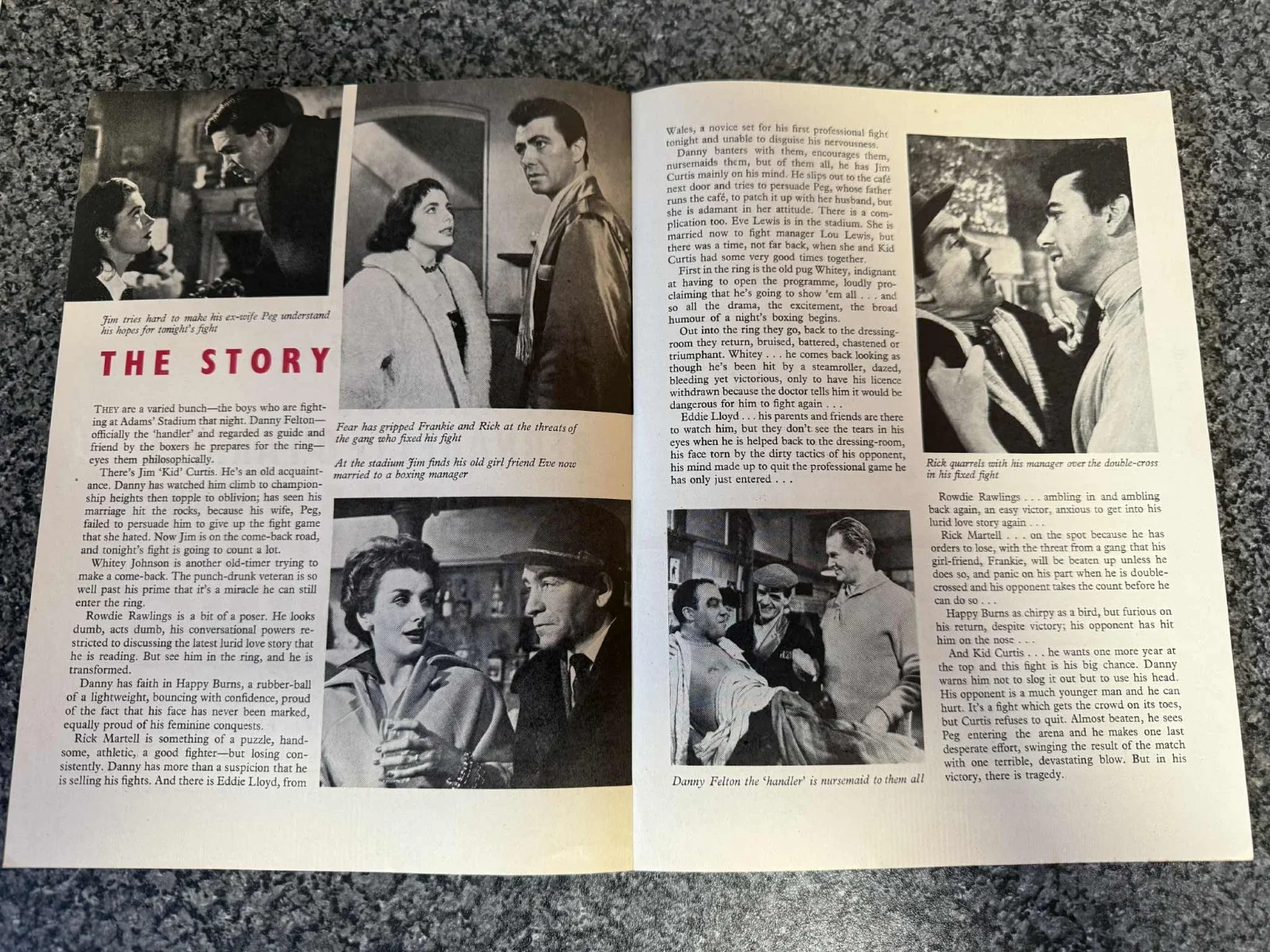 THE SQUARE RING - Joan Collins Jack Warner Original Campaign Booklet 1953, image 2