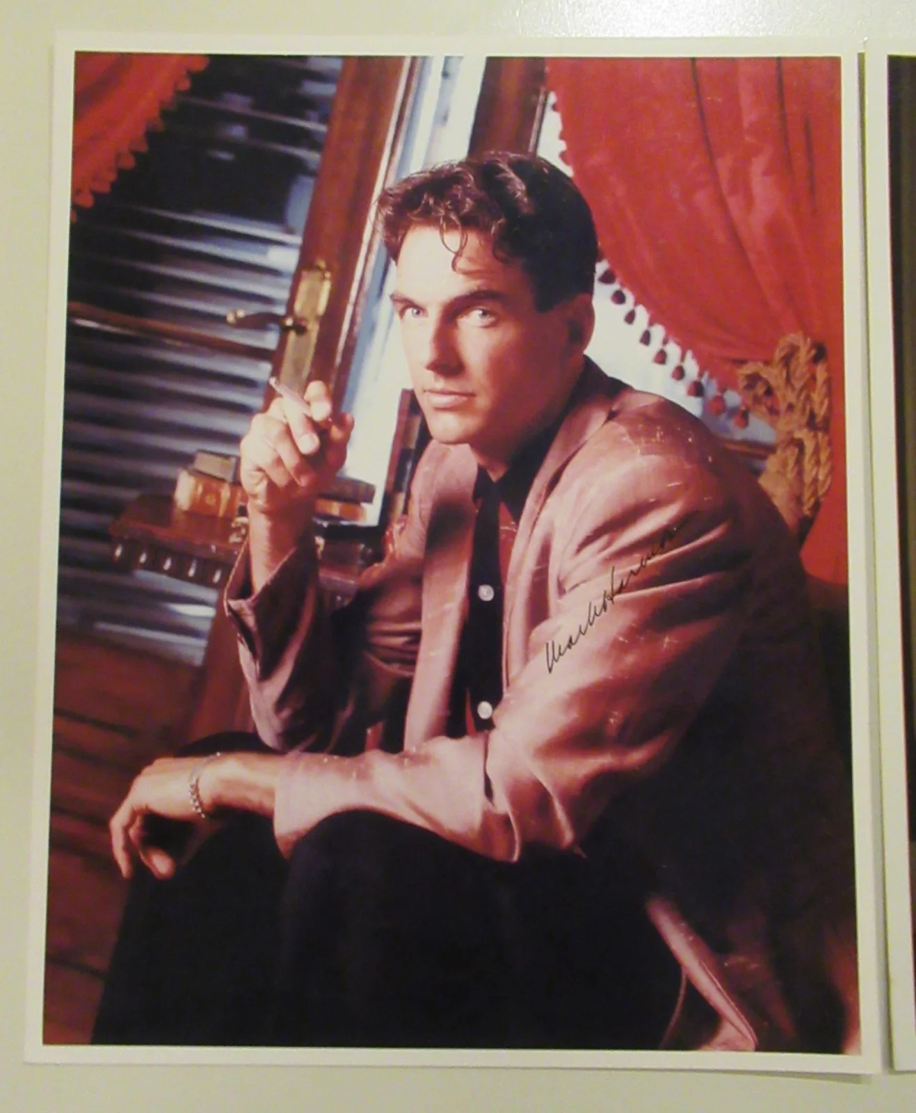 MARK HARMON — MARK HARMON 2 SINGED 8/10 color photos IN PERSON OVER 20 YEARS AGO BOTH $19.00, image 2