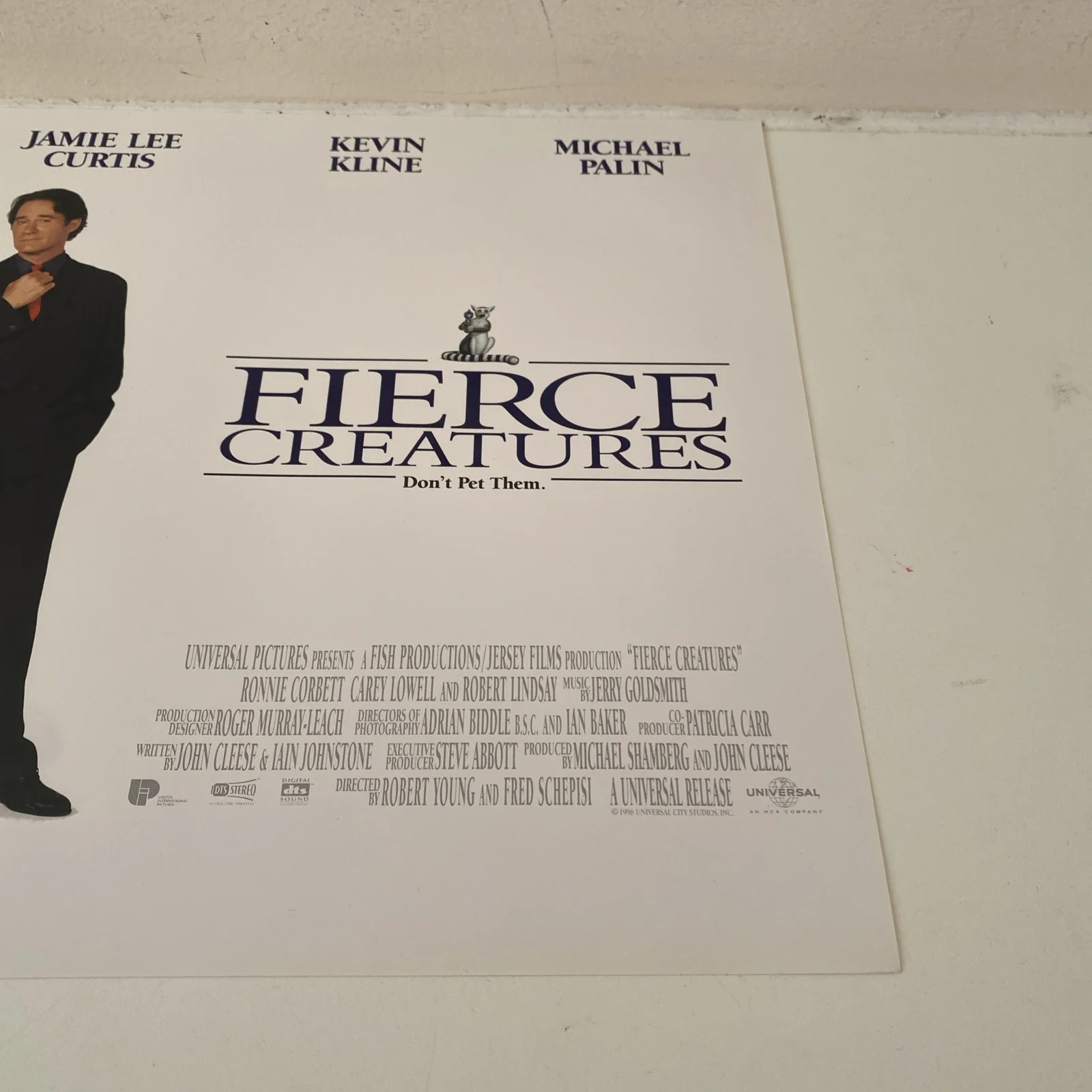 Fierce Creatures / Orginal UK Mini Quad Movie Poster 1997, image 4