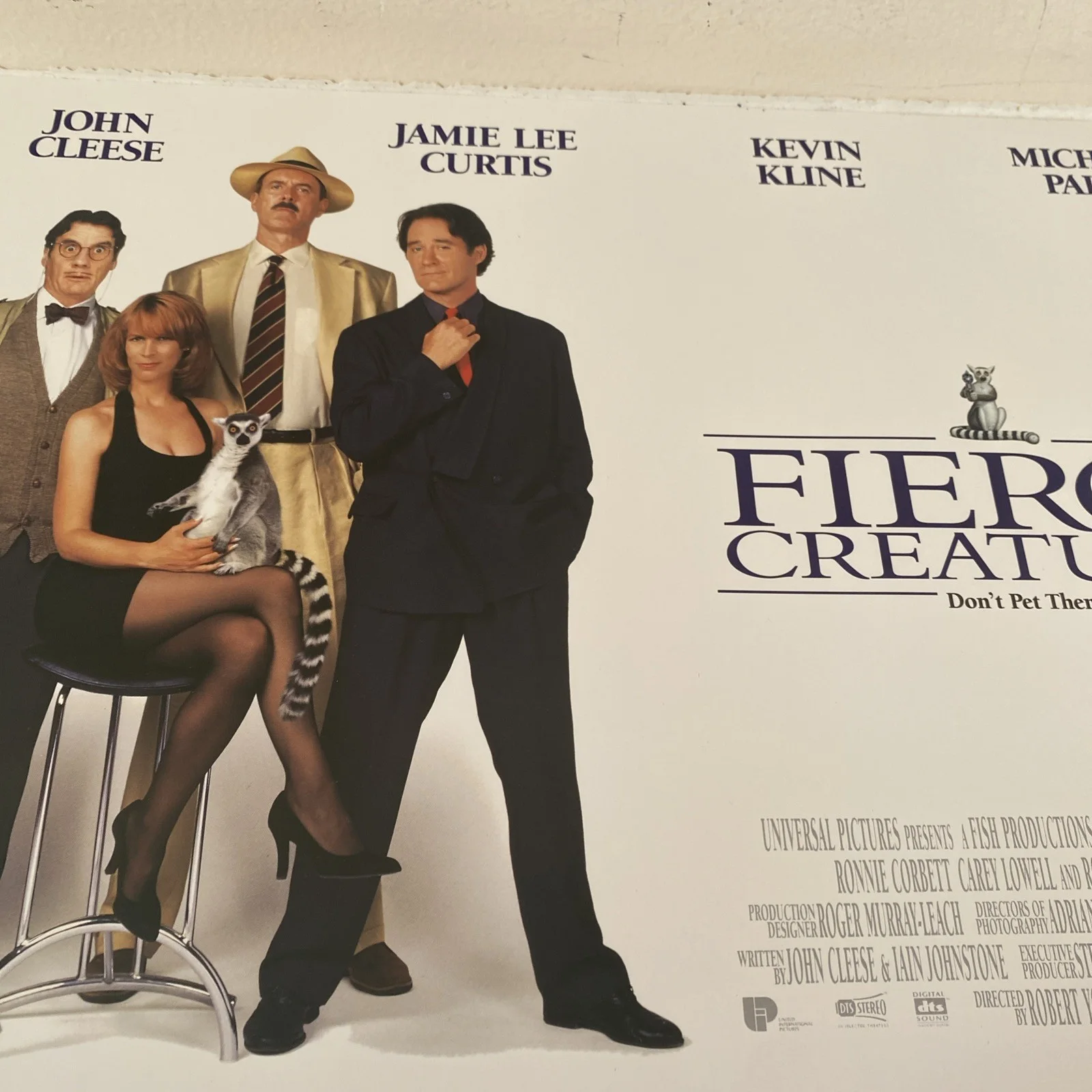 Fierce Creatures / Orginal UK Mini Quad Movie Poster 1997, image 5
