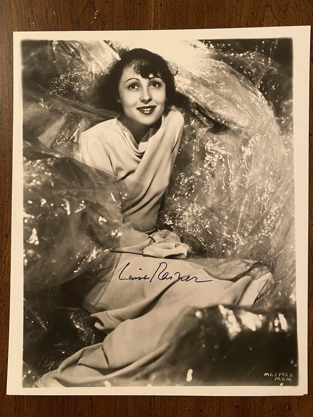 Luise Rainer — Luise Rainer Signed Autographed Photo With COA The Good Earth The Great Ziegfeld