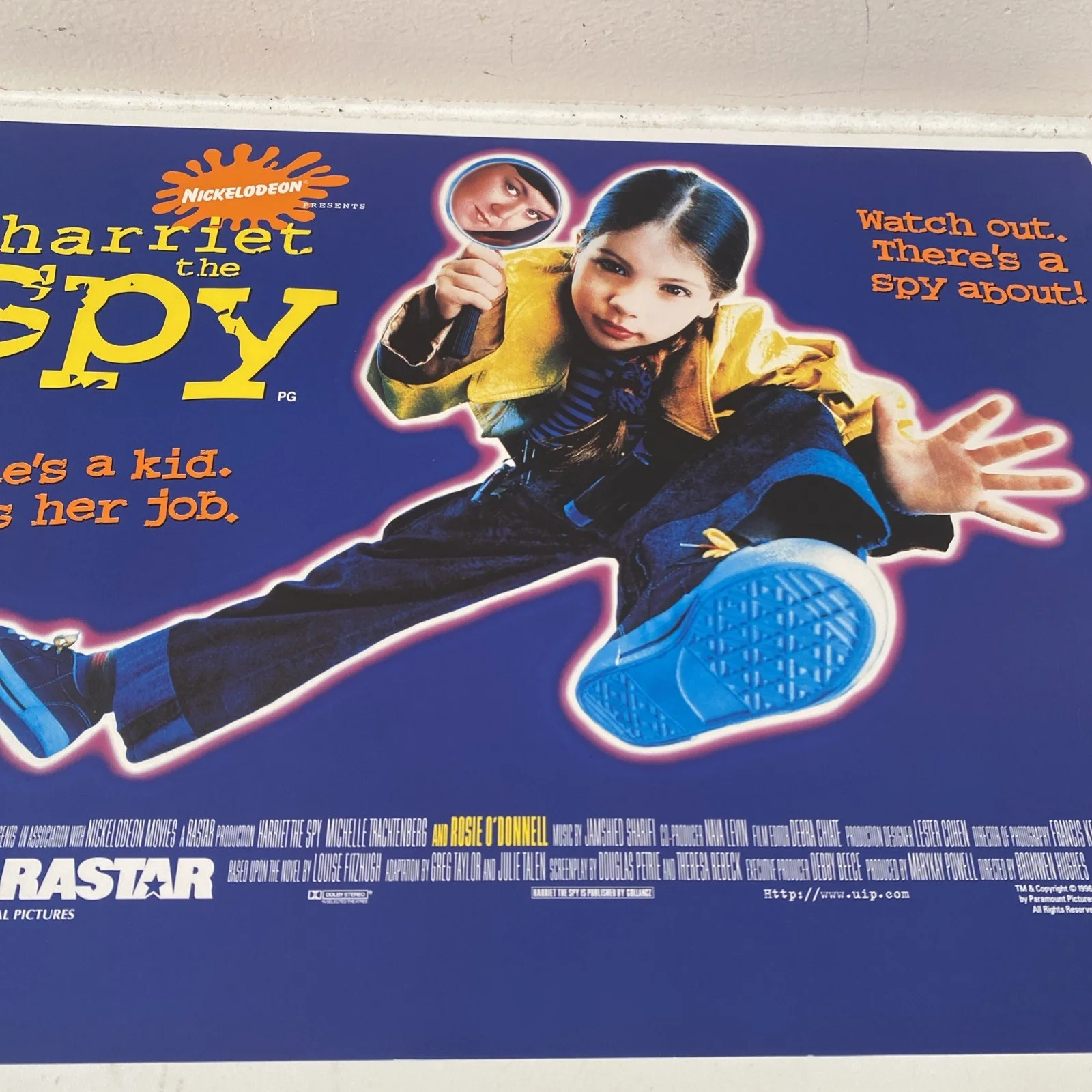 Harriet The Spy UK Quad Original Film Movie Poster Michelle Trachtenburg 1995, изображение 4