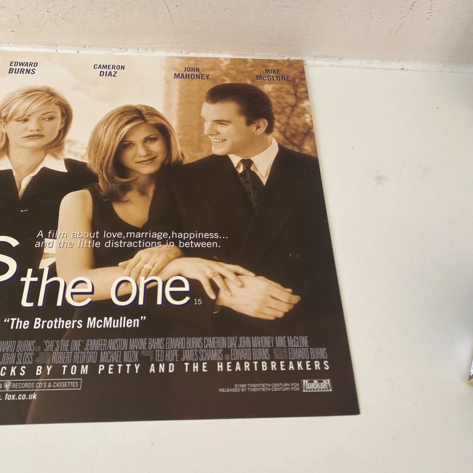 She's The One 1996 Genuine UK Mini Quad A3 30 x 40cm Cinema Poster - new, изображение 4