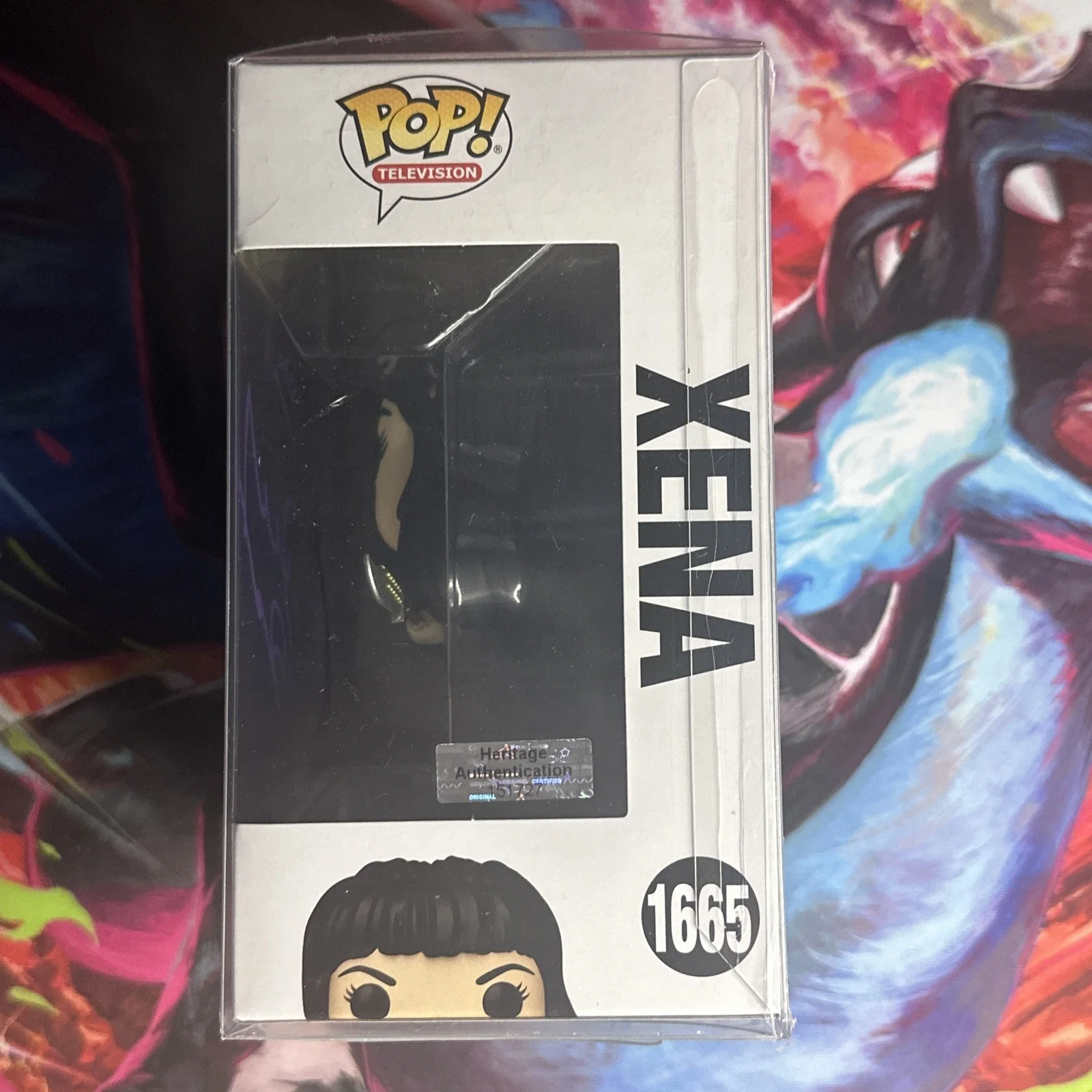Lucy Lawless — Lucy Lawless - Signed Xena Funko Pop - #1665 - With COA, image 3