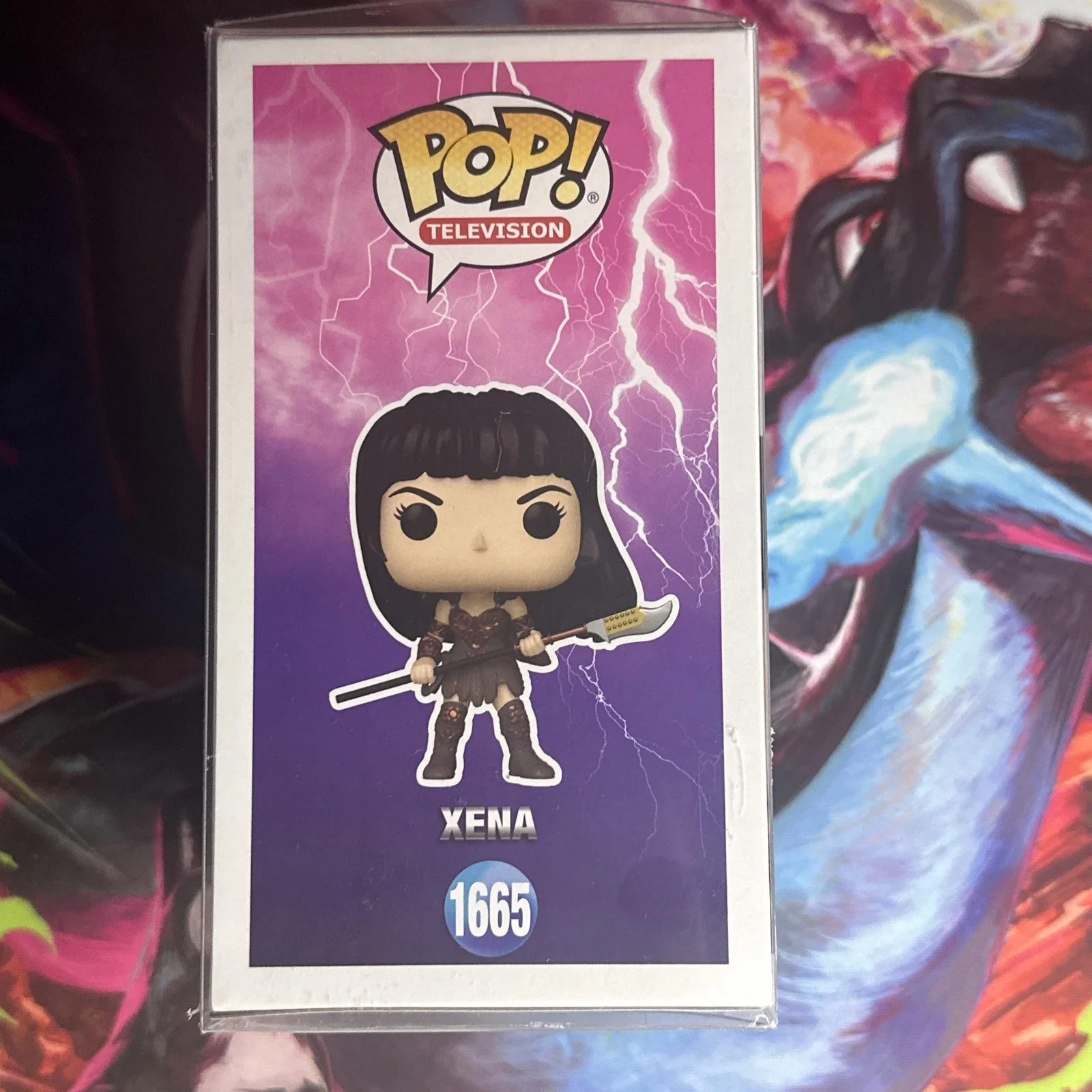 Lucy Lawless — Lucy Lawless - Signed Xena Funko Pop - #1665 - With COA, image 5