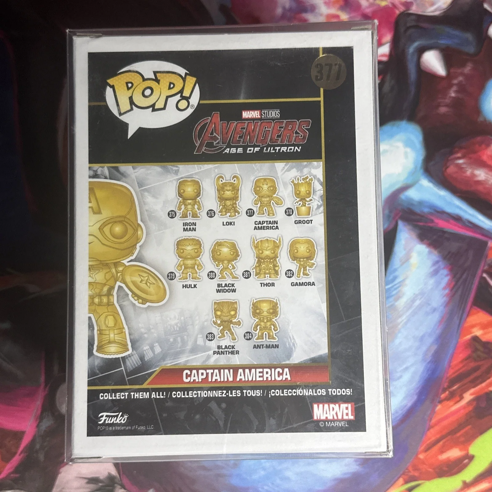 Chris Evans — Chris Evans - Signed Funko Pop - With Global COA - #377 -“Captain America”, изображение 4